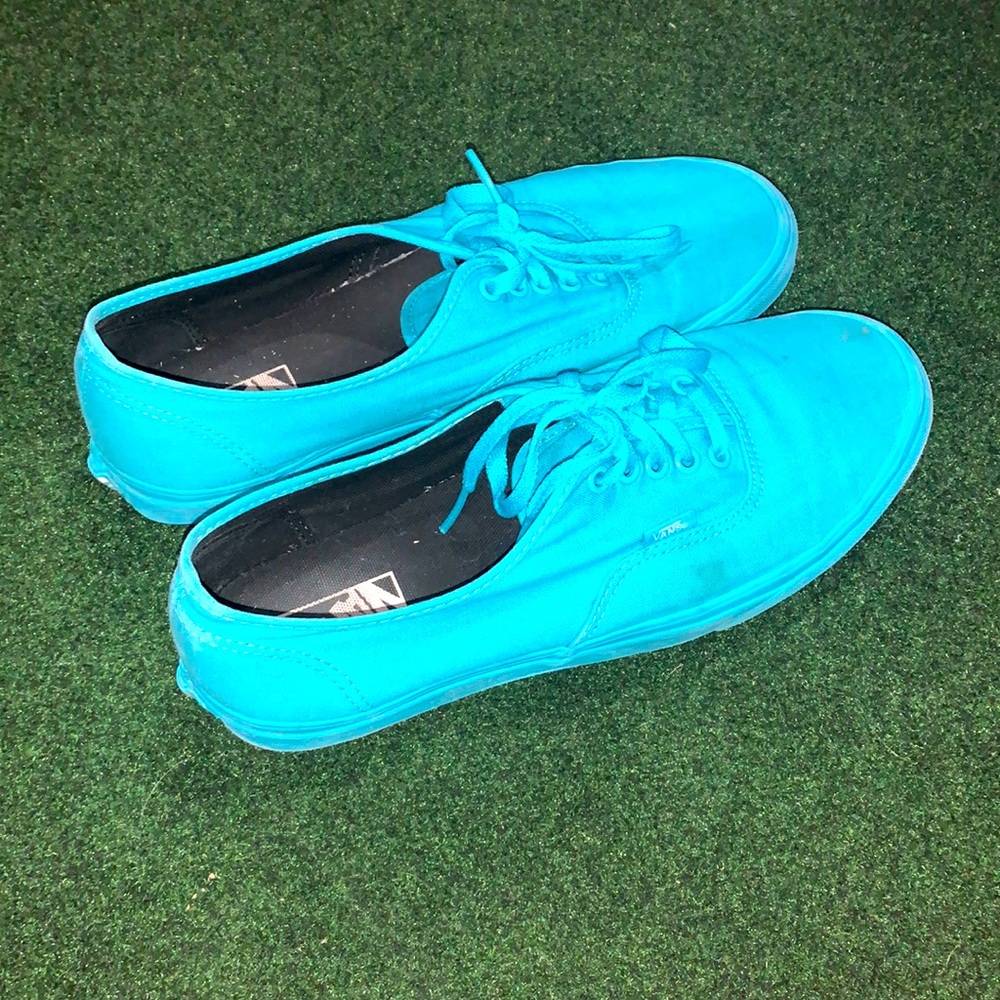 Turquoise Blue Vans